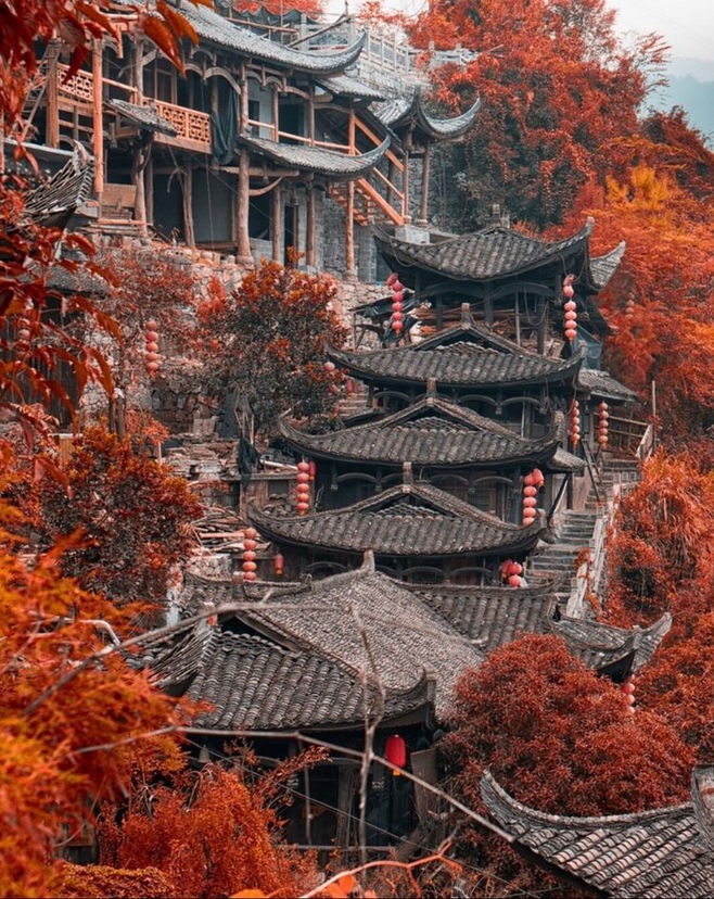 中国古代建筑群——美的太刺眼
